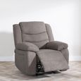 Windsor Brown Fabric Recliner Armchair