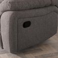 Windsor Brown Fabric Recliner Armchair