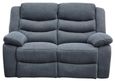 Windsor Dark Grey Fabric 2 Seater Recliner Sofa