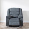Windsor Dark Grey Fabric Recliner Armchair