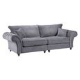 Windsor Sofa - Fullback - Grey - 4 Seater