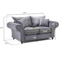 Windsor Sofa - Fullback - Stone - 2 Seater