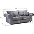 Windsor Sofa - Fullback - Stone - 3 Seater