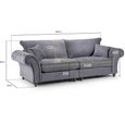 Windsor Sofa - Fullback - Stone - 4 Seater