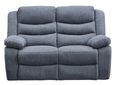 Windsor Grey Fabric 2 Seater Recliner Sofa