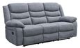 Windsor Grey Fabric 3 Seater Recliner Sofa