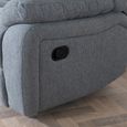 Windsor Grey Fabric Recliner Armchair