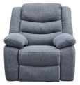 Windsor Grey Fabric Recliner Armchair