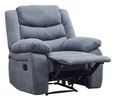 Windsor Grey Fabric Recliner Armchair