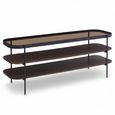 Soho TV Unit - with Shelves - Walnut