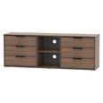 Hong Kong TV Unit - 150cm - with Glides Legs - Walnut