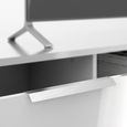 Match TV Unit - 2 Drawer - 1727cm - White Gloss
