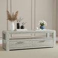 Amsterdam TV Unit - 2 Drawer - Grey Washed Oak