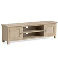 Modern Country Oak - Large TV Unit - 2 Door