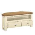 Lundy Corner TV Unit - 105cm - Ivory Painted