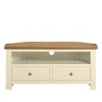 Lundy Corner TV Unit - 105cm - Ivory Painted
