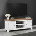 Lundy TV Unit - 120cm - White Painted