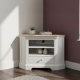 Cromwell TV Unit - Corner - 91cm - Grey Painted