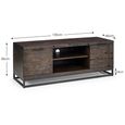 Brooklyn TV Unit - 135cm - Dark Oak