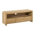 Curve TV Unit - 115cm - Oak