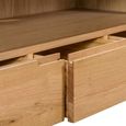 Curve TV Unit - 115cm - Oak