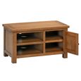 Original TV Unit - 1 Door Small - Rustic Oak