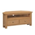 Appleby Oak 105cm Corner TV Unit - Oak
