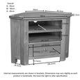 Appleby Corner TV Unit - 90cm - Oak