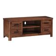 Andorra TV Unit - 4 Drawer - Dark Acacia