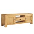 Curve Wide TV Unit - 145cm - Oak