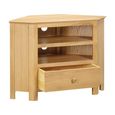 Arlington Corner TV Unit - 90cm - Oak