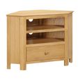 Arlington Corner TV Unit - 90cm - Oak