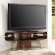 Corner TV Stand - Walnut - JF701
