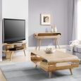 Havana Corner TV Stand - Oak - JF701