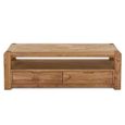 Clearance - Bergen TV Unit - 2 Drawer - Oak - FSS16585