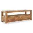 Clearance - Bergen TV Unit - 2 Drawer - Oak - FSS16585