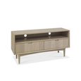 Clearance - Dansk TV Unit - 2 Drawer - Scandi Oak - FSS16548