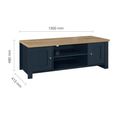 Clearance - Highgate TV Unit - 2 Door - Navy Blue Painted - A497