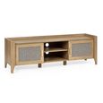 Clearance - Sydney TV Unit - 2 Door - Faux Rattan - FSS16496