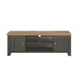 Highgate TV Unit - 2 Door - Dark Grey Painted