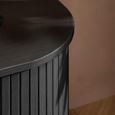 Axel TV Unit - Small - Black Fluted