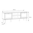Calasetta TV Unit - 2 Door - 159cm - Rattan