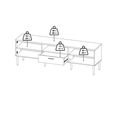 TV Unit - 2 Door - 1 Drawer - 177.2cm - Large - White
