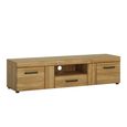 Cortina TV Unit - 2 Door - 1 Drawer - 156cm - Oak