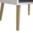 Oslo TV Unit - 2 Drawer - 117cm - White and Oak