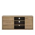 Shetland TV Unit - 3 Drawer - 136cm - Oak
