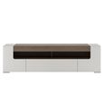 Toronto TV Unit - 2 Door - 1 Drawer - 140cm - Large - White Gloss