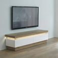 Lyon TV Unit - 2 Drawer - 146cm - Oak