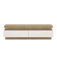 Lyon TV Unit - 2 Drawer - 146cm - Oak