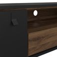 Ry TV Unit - 1 Door - 1 Drawer - 150cm - Black